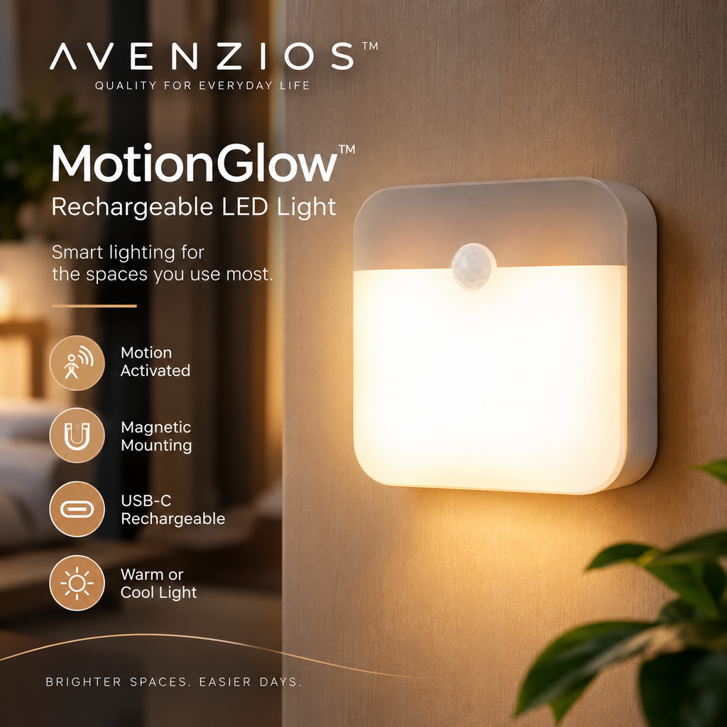Avenzios™ MotionGlow Rechargeable LED Light